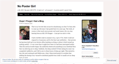 Desktop Screenshot of nopostergirl.com